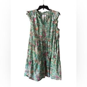 Cute, cool, cotton, floral summer dress!